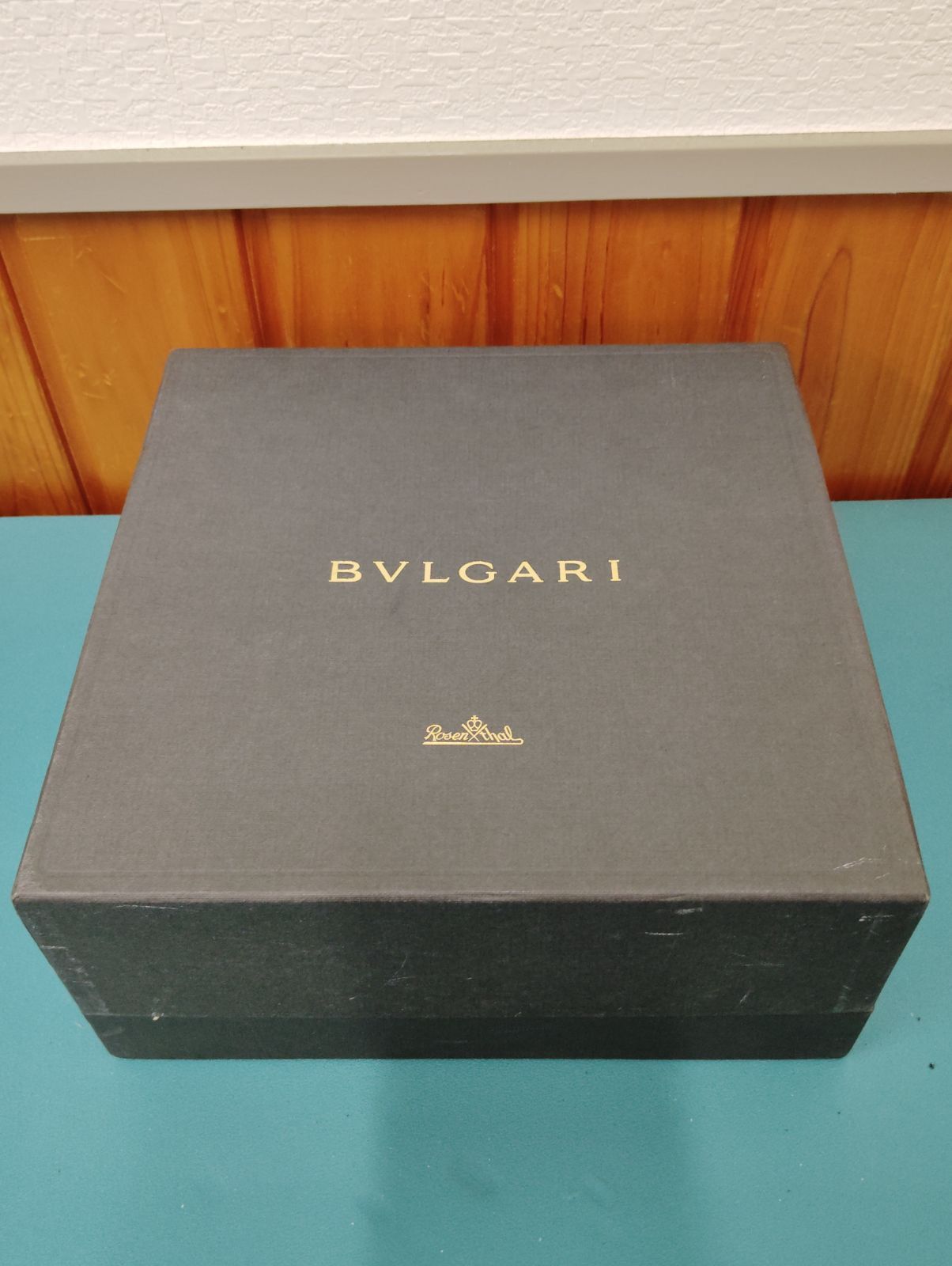 BVLGARI ローゼンタール クリスタル アッシュトレイ /小物トレー/灰皿