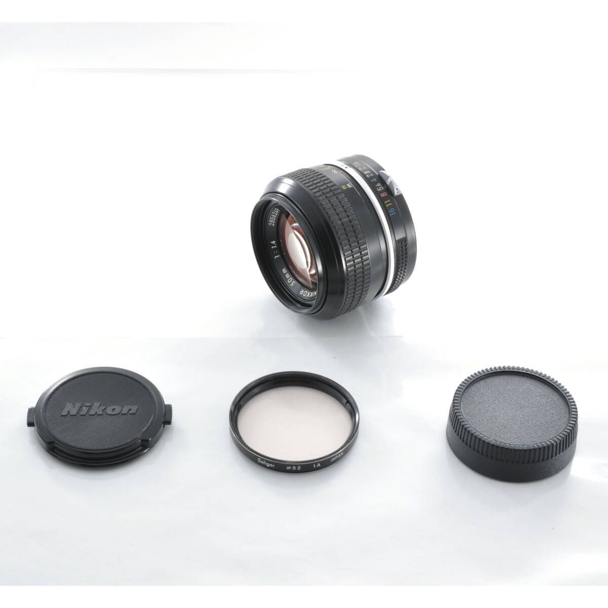 ニコン Nikon NIKKOR S Auto 50 mm F 1 4 単焦点レンズ 動作良好 P 761 b