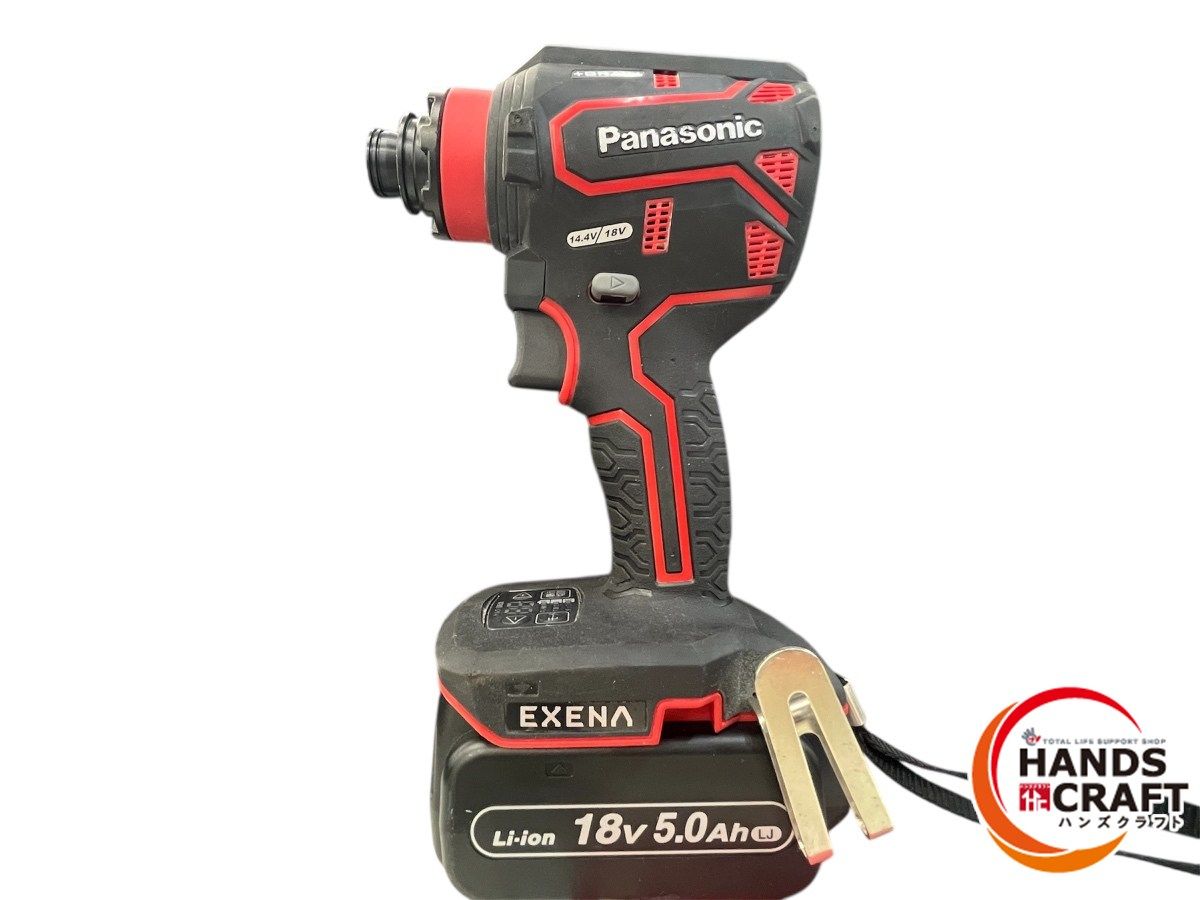 Panasonic パナソニック -R 充電式ドリルドライバ バッテリ×2 充電器×1 アタッチメント×3付 レッド PSEマーク有り