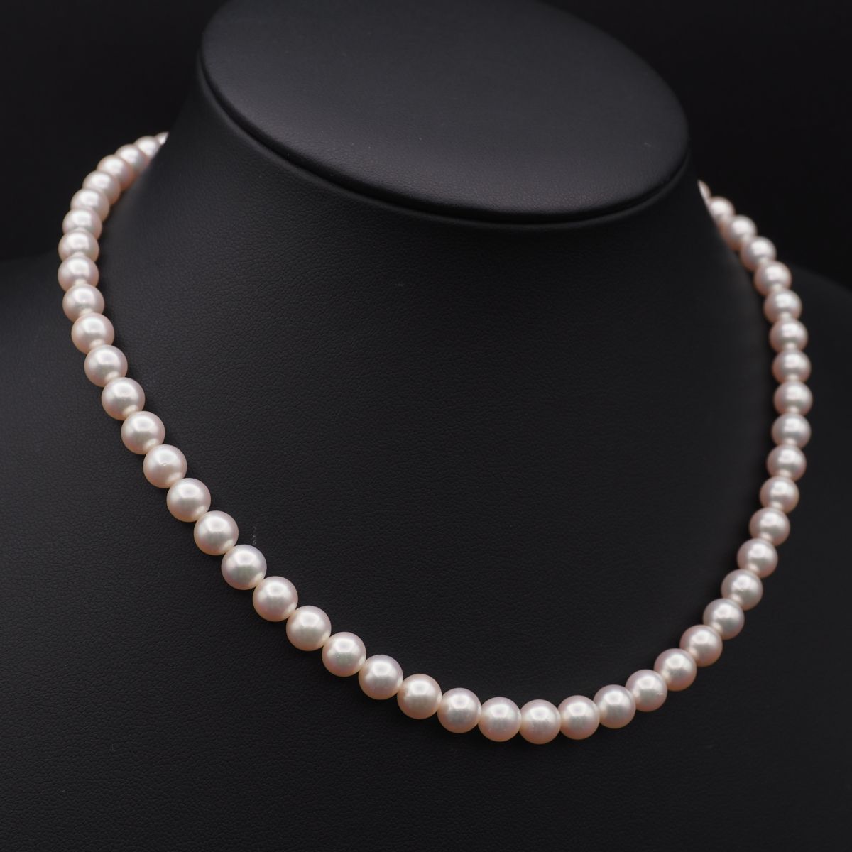 アコヤ本真珠ネックレス あこや真珠 6.5-6.8mm珠 SILVER刻印 アコヤ本真珠ネックレス あこや真珠 6.5-6.8mm珠 SILVER刻印