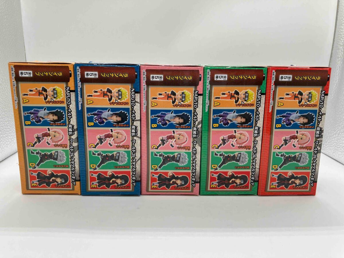 全5種セット]バンプレスト NARUTO-ナルト-疾風伝 ワｰルドコレクタブル