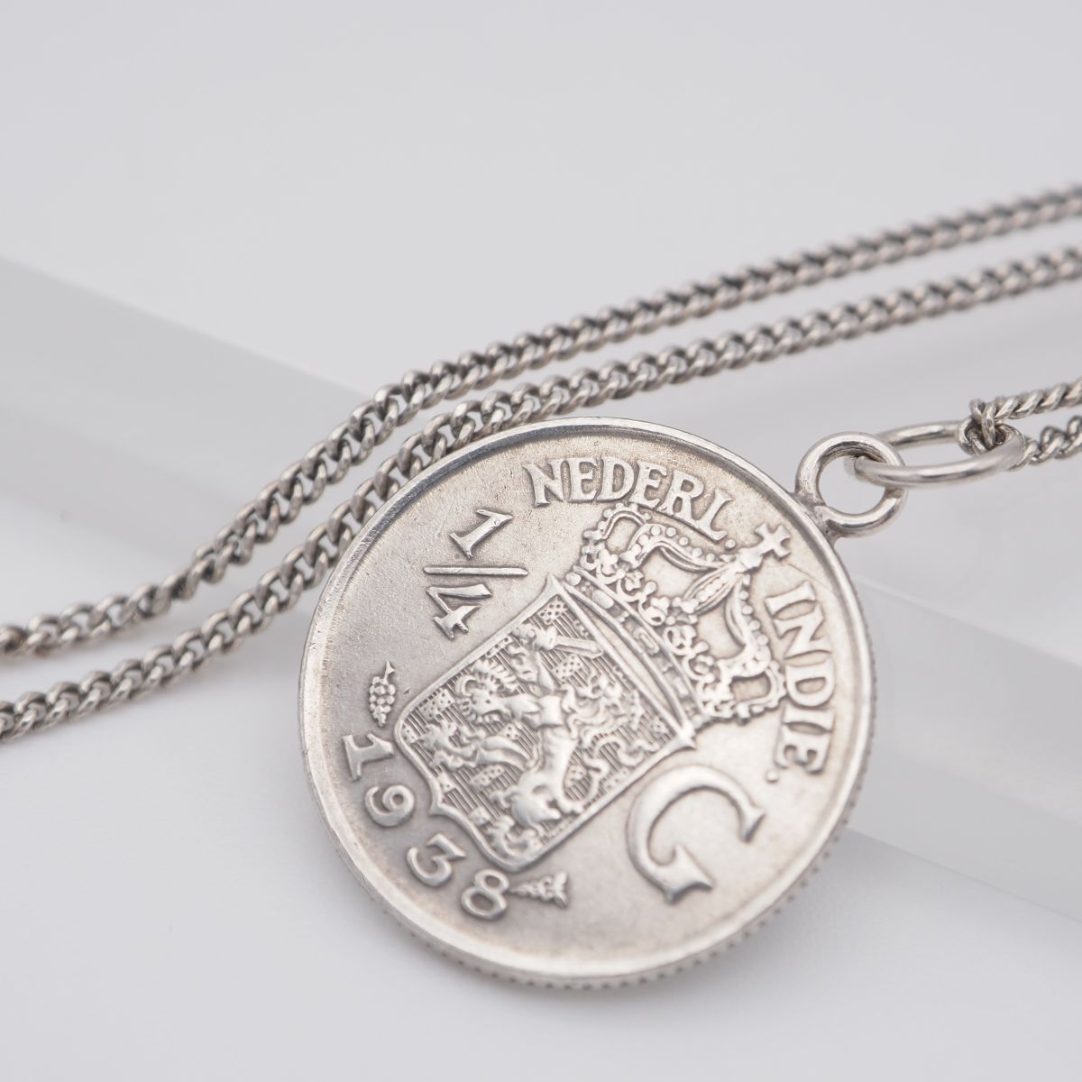 L252 ヴィンテージ STERLING 925刻印 ペンダント ネックレス コイン