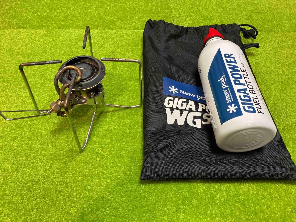 snow peak GIGA POWER WG STOVE ギガパワーWGストーブ GS 010 FUEL BOTTLE 付属