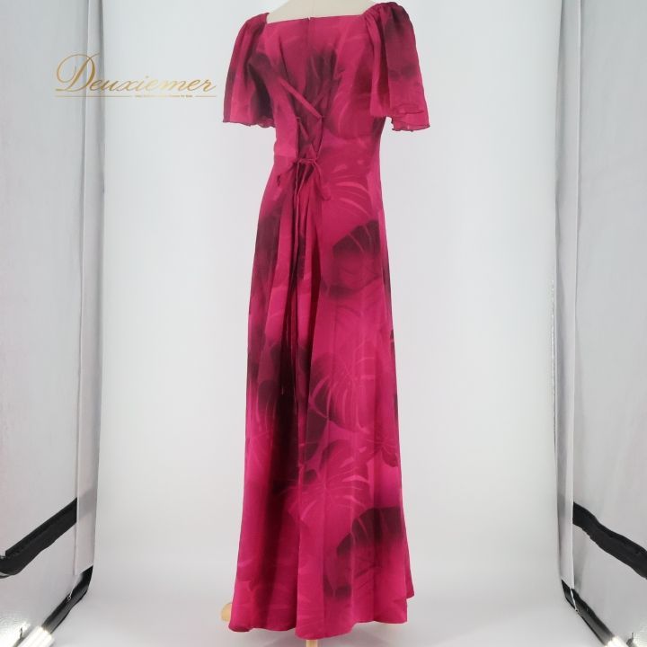 フラダンス 衣装 ワンピース ドレス パンドール ピンク系 Paondor 日本