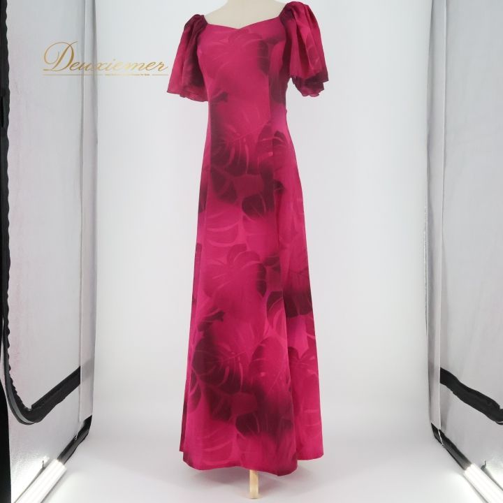 フラダンス 衣装 ワンピース ドレス パンドール ピンク系 Paondor 日本