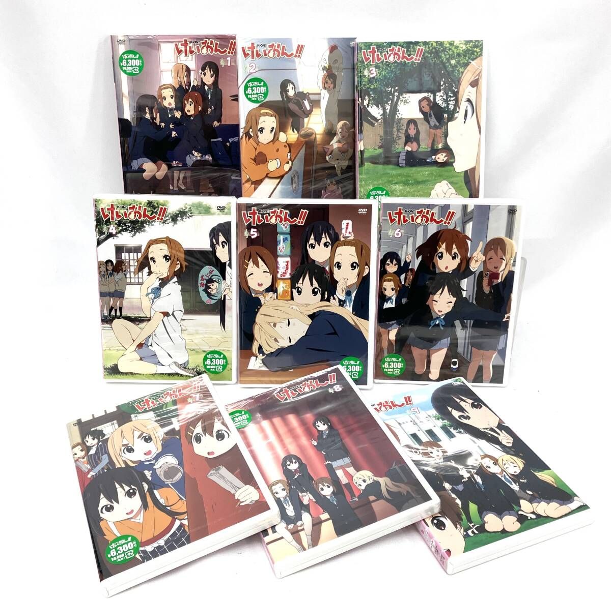 DVD 全9巻セット けいおん!! 1 9 1～8は 9のみ み