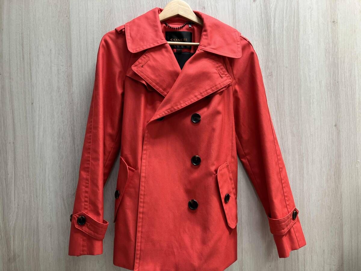 Mimi様★コーチ　COACH トレンチコート　サイズ2 COACH（コーチ） トレンチコート コート トレンチ コート レディース
