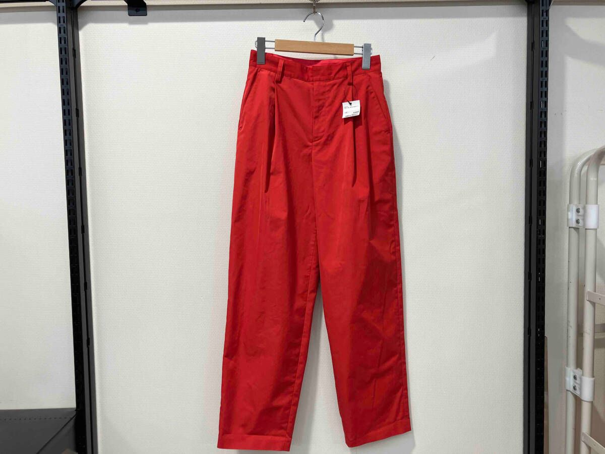 Traditional Weatherwear トラディショナルウェザーウェア PANTS ストレートパンツ S オレンジ レディース