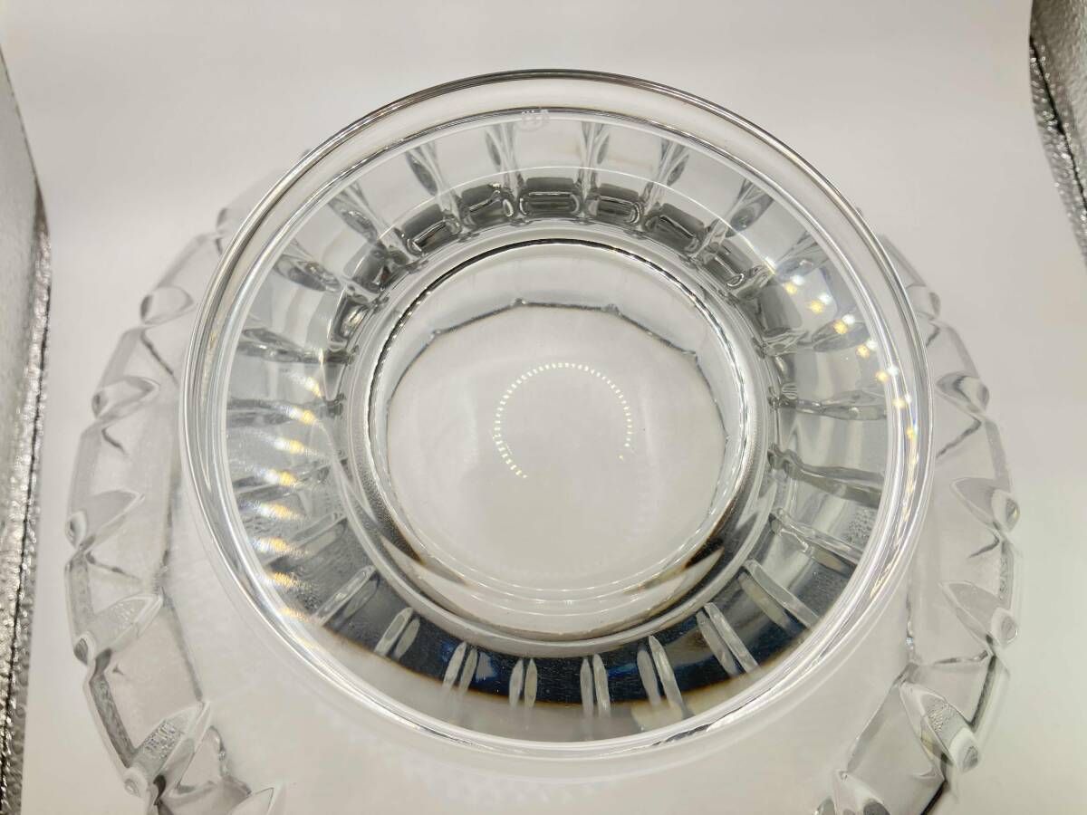 BOHEMIA】ボヘミア クリスタル フルーツ ボウル 直径20cm 高さ12cm