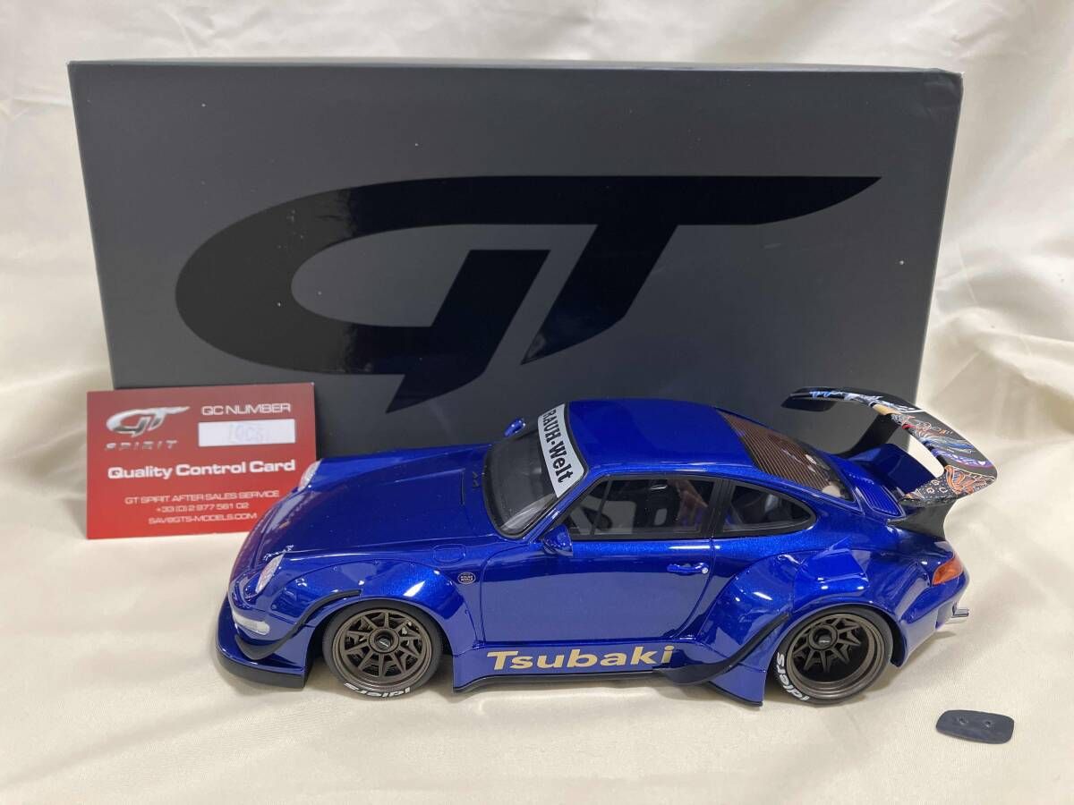 GTスピリット 1 18 ポルシェ 911 ツバキ RWB ボディキット ブルーメタリック