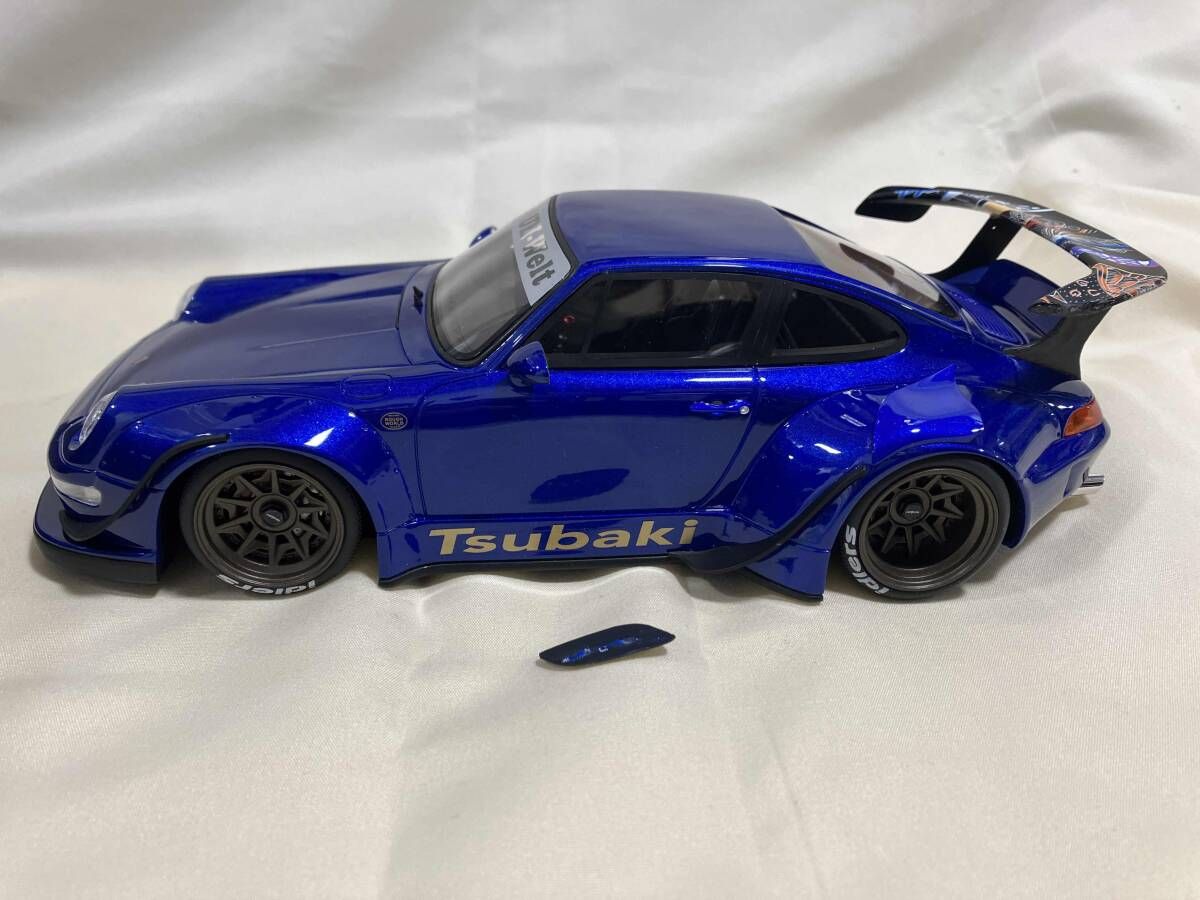 GTスピリット 1 18 ポルシェ 911 ツバキ RWB ボディキット ブルーメタリック