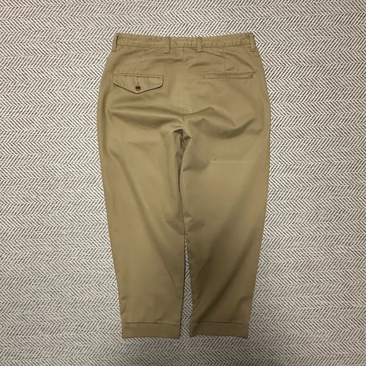 BEAMS BOY japan made cotton pants beige