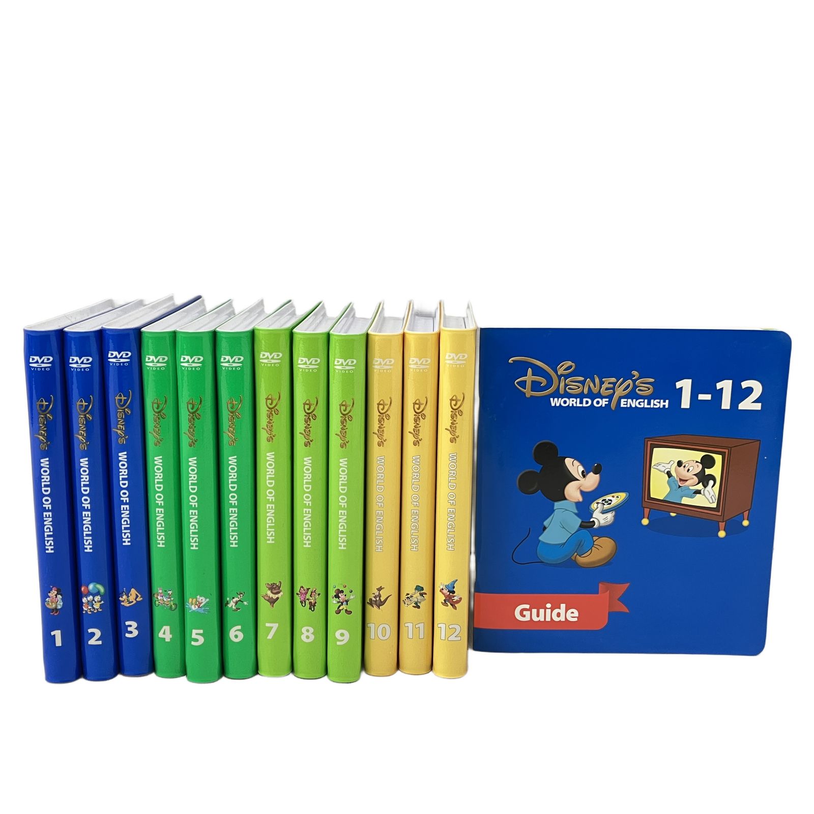 【DWE】Disney英語 ストレートプレイDVD+ガイド 計13点セット 字幕あり】ディズニー英語システムDWE ストレートプレイ DVDガイド