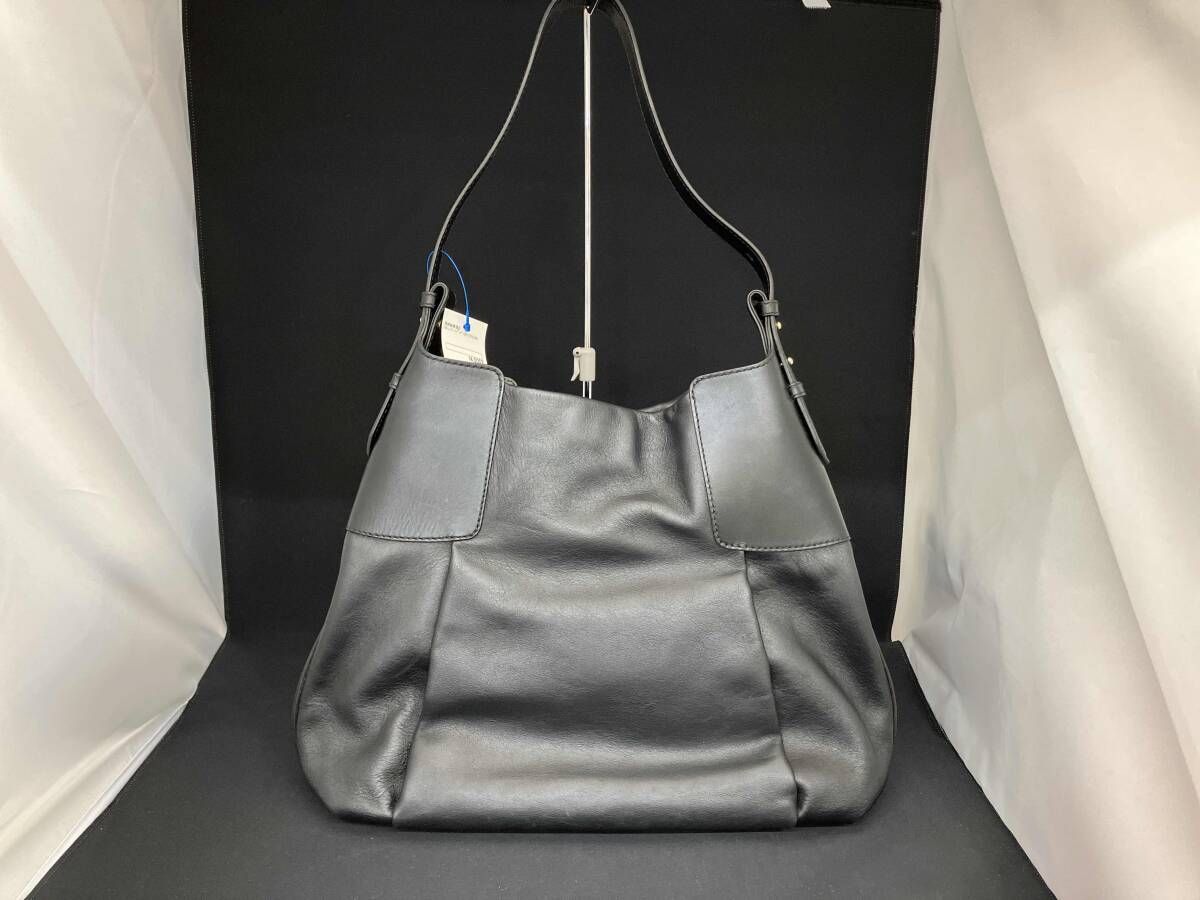 BALLY バリー SWITZERLAND ショルダーバッグ トートバッグ 肩がけバッグ 黒 ブラック レザー レディース イタリア製 カビ汚れ有り