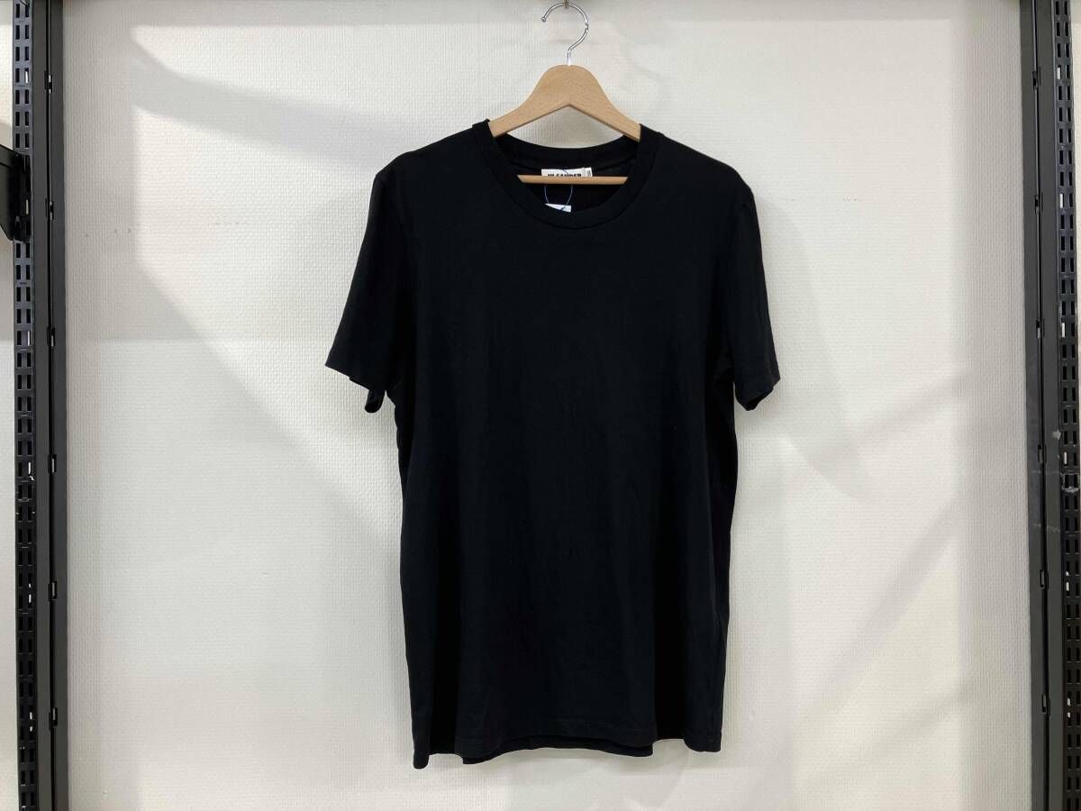 シャツ半袖 ジルサンダー t シャツ 黒 JIL SANDER ジルサンダー V