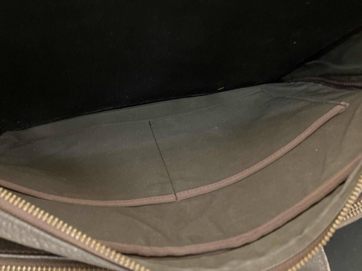 PORTER ポーター ブリーフケース ビジネスバッグ ショルダーバッグ 2WAY ブラウン 本革 レザー 日本製 使用感有り メンズ かばん