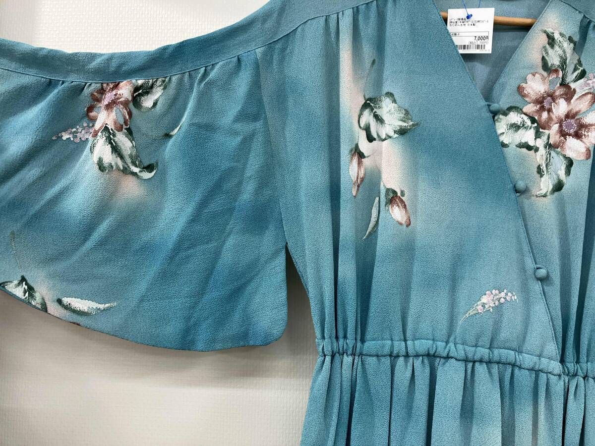 詩仙堂 BY HITOSHI シセンドウ 半袖ワンピース 着物風ワンピース