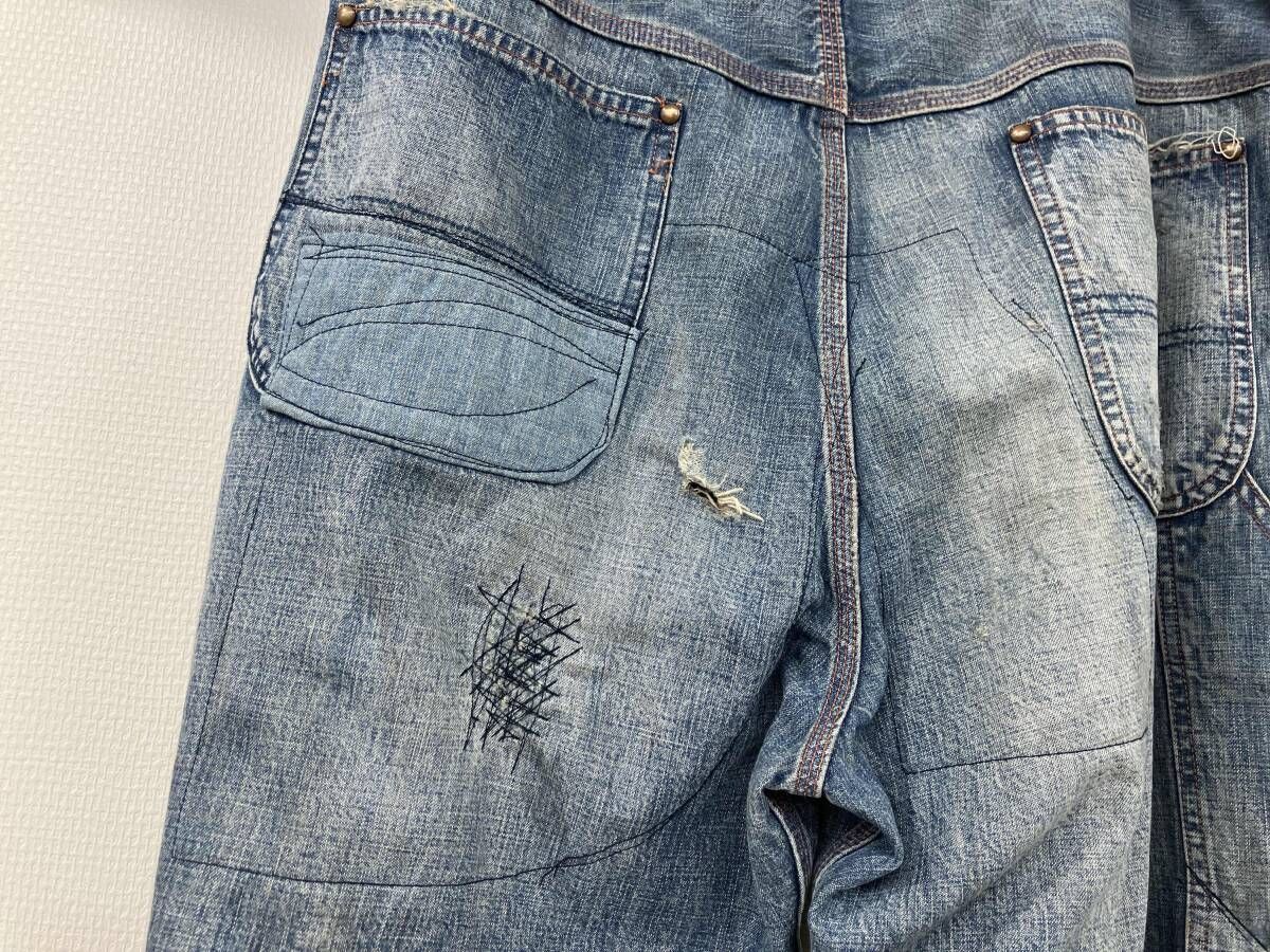  SAINT MICHAEL セントマイケル デニムペインターパンツ ジーンズ サイズL SM-A 23-0000-038 メンズ ボタンフライ その他 小物