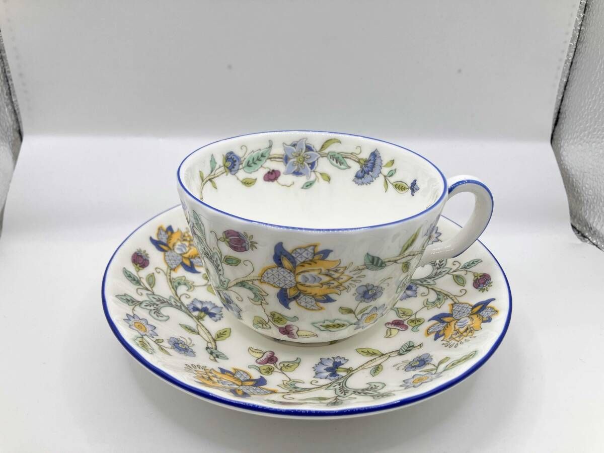 MINTON】ミントン ハドンホール ブルー カップ&ソーサー - メルカリ