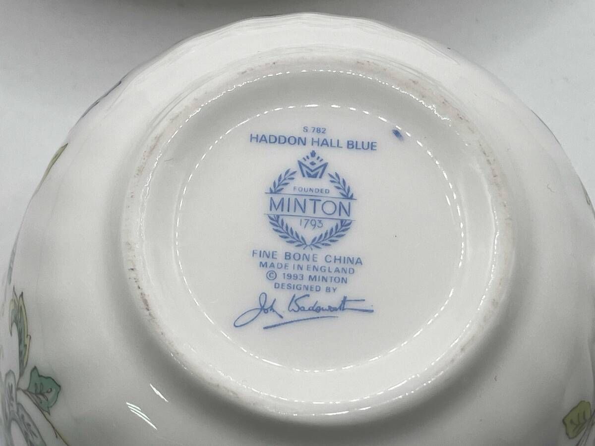 MINTON】ミントン ハドンホール ブルー カップ&ソーサー - メルカリ