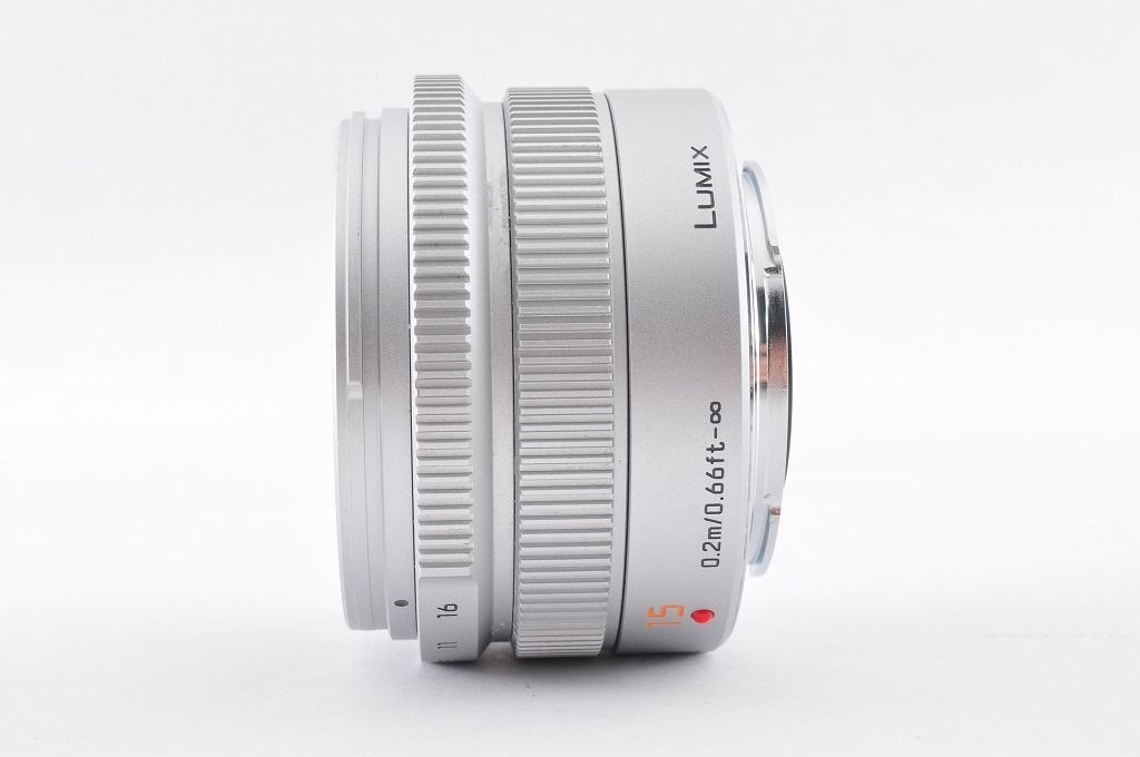  Panasonic パナソニック LEICA DG 15 mm F 1 7 ASPH シルバー 単焦点レンズ レンズ(単焦点) カメラ