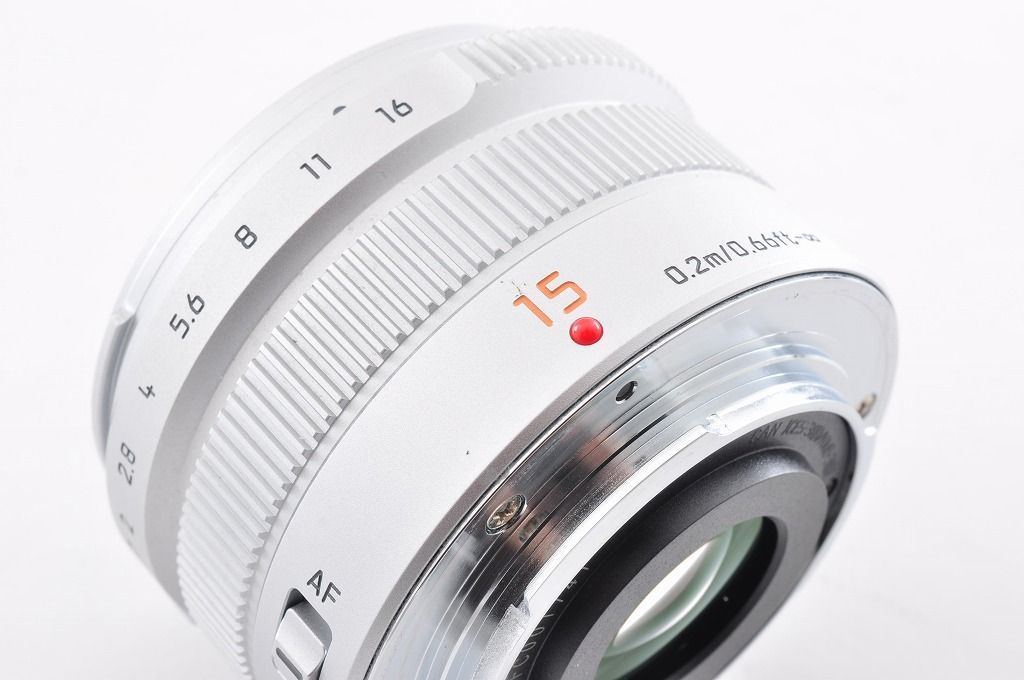 Panasonic パナソニック LEICA DG 15 mm F 1 7 ASPH シルバー 単焦点レンズ