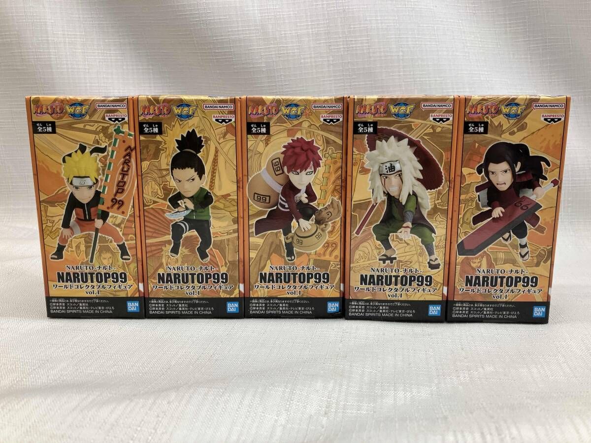 全5種セット]バンプレスト NARUTO-ナルト- NARUTOP99 ワｰルド