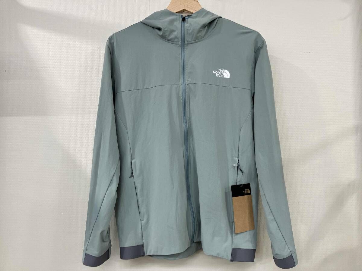 THE NORTH FACE ザノースフェイス フレキシブルフーディ レディース L アイスバーググリーン ナイロン ポリエステル ベトナム製