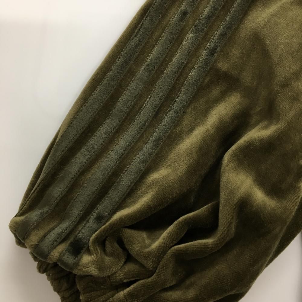 美品】パーリーゲイツ ジャケットブルゾン カーキ 起毛 袖3ライン
