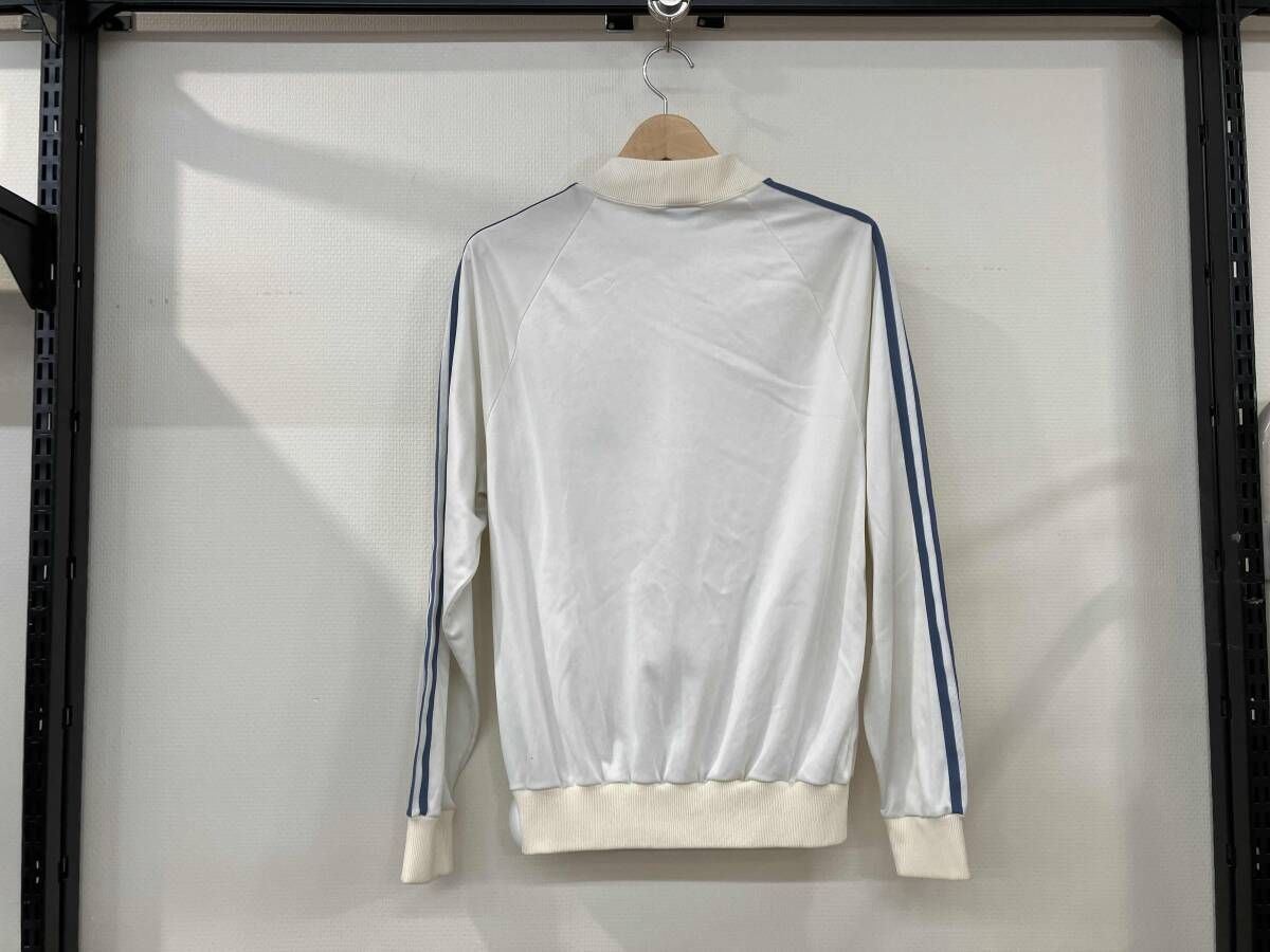 adidas アディダス ATP トラックジャケット ジャージ ジップアップジャケット サイズM 白 ホワイト メンズ 80 s前期 銀タグ アメリカ製