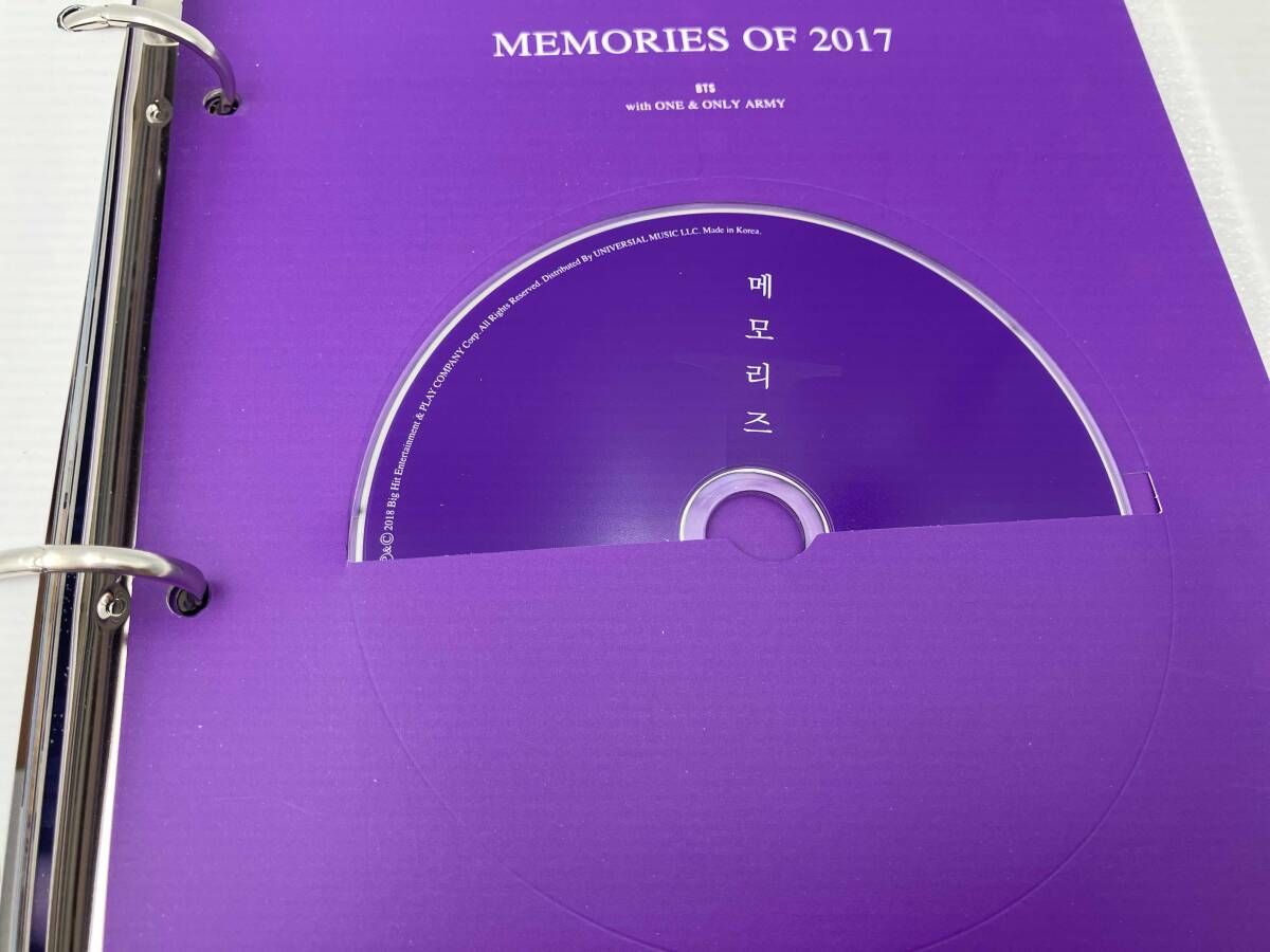 DVD BTS MEMORIES OF 2017(UNIVERSAL MUSIC STORE & FC限定版) - メルカリ