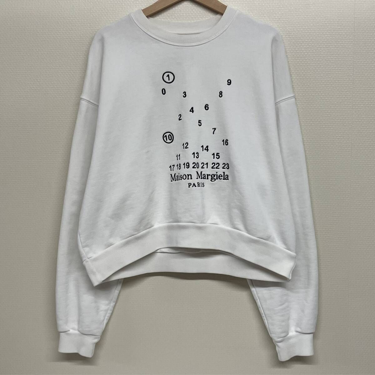 Maison Margiela LOGO SWEATSHIRT WHITE メゾンマルジェラ 