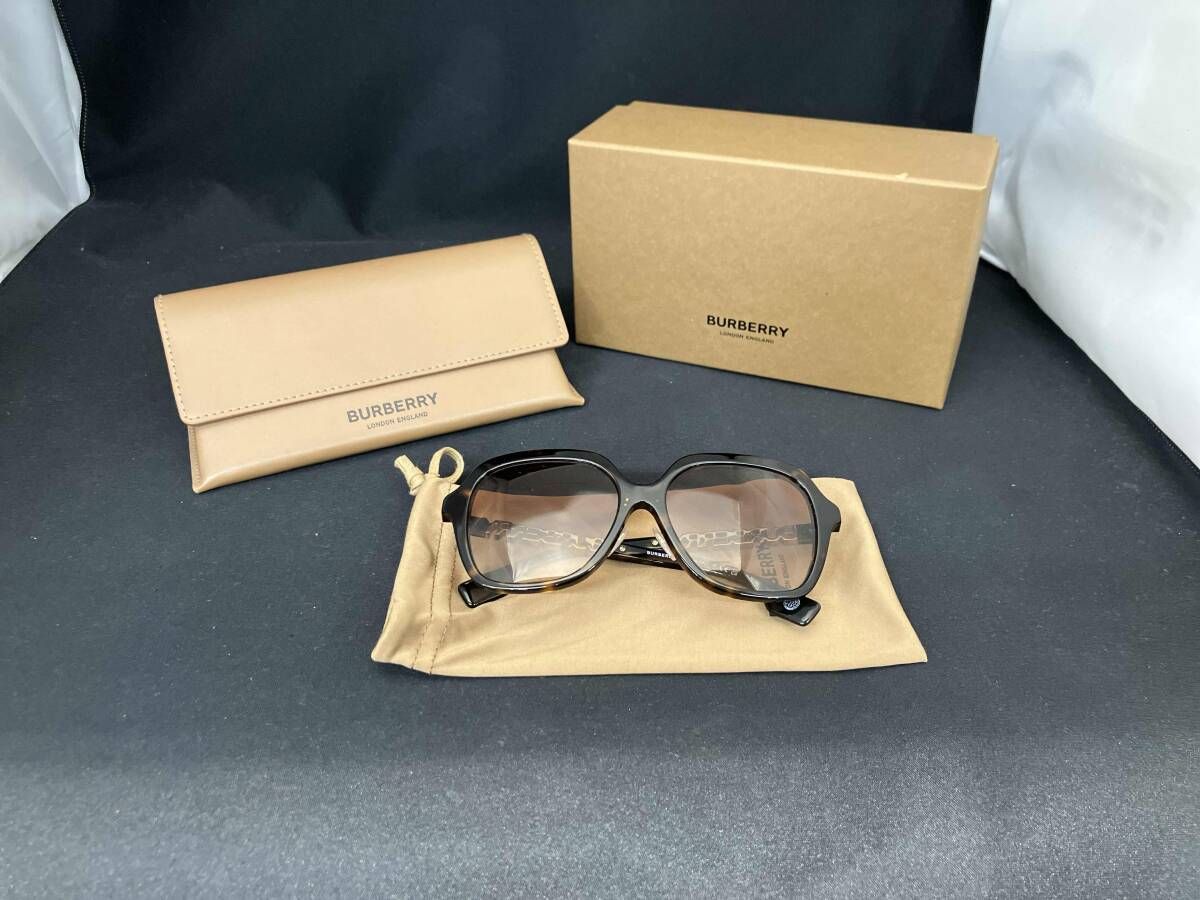 バーバリー サングラス サイドロゴ バーバリーフレーム ケース付き B 4389-F レディース イタリア製