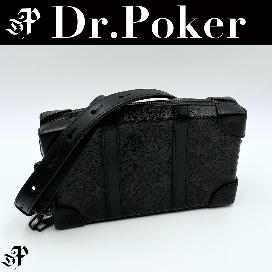 Louis Vuitton モノグラム エクリプス ソフトトランク ショルダーウォレット