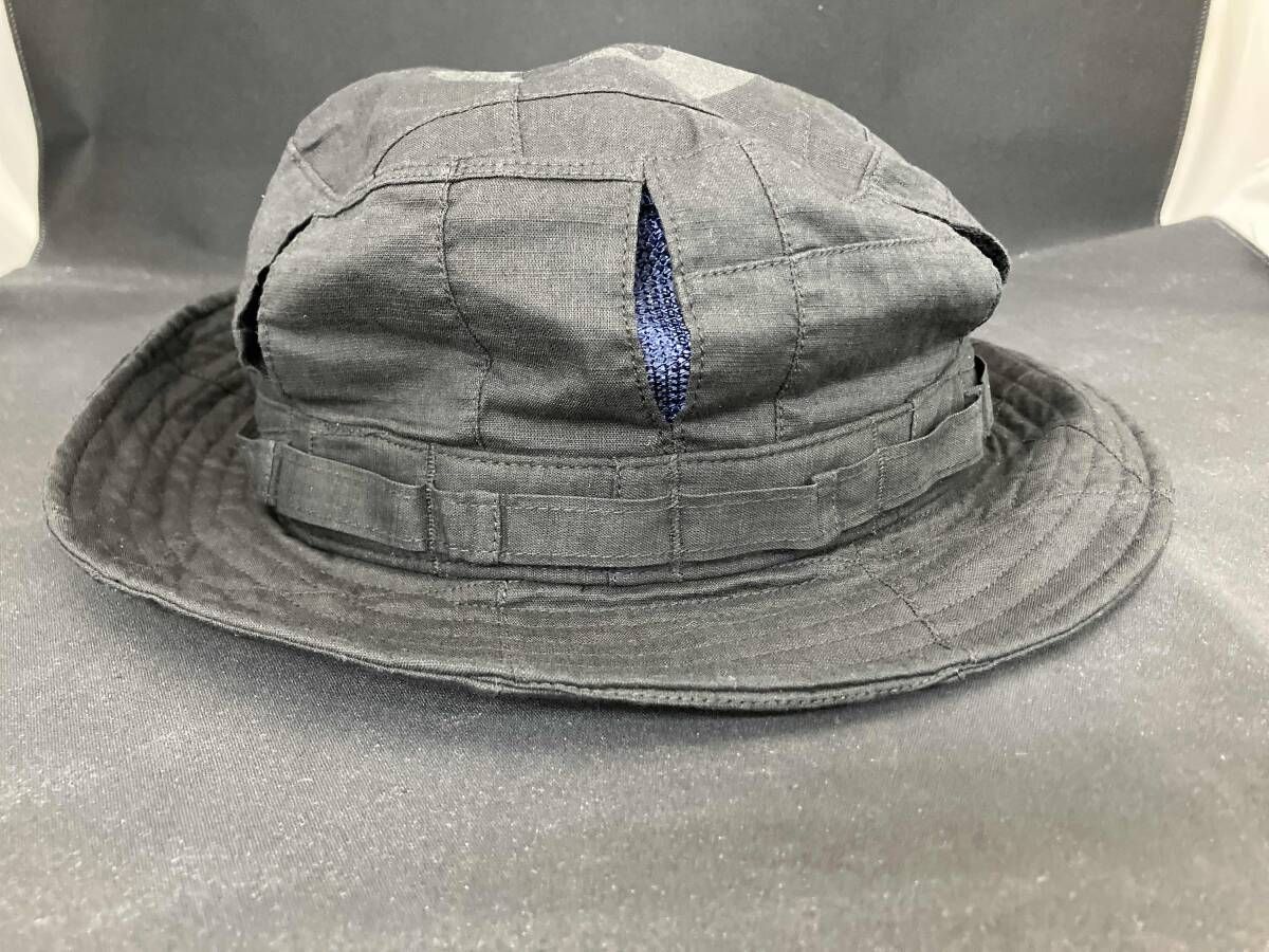 Supreme GOODENOUGH シュプリーム グッドイナフ Patchwork Crusher ハット M L ブラック 黒 ベトナム製