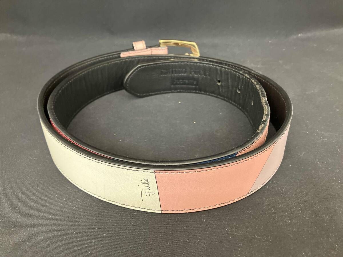 Supreme Emilio Pucci Belt シュプリーム エミリオプッチ ベルト 革