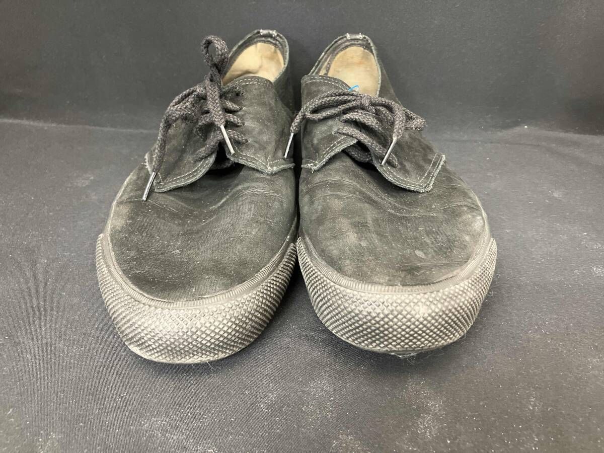 COMME des GARCONS HOMME PLUS コムデギャルソン オムプリュス スウェード 26 0 EE ブラック 黒 メンズ シューズ スニーカー ソール減り有り