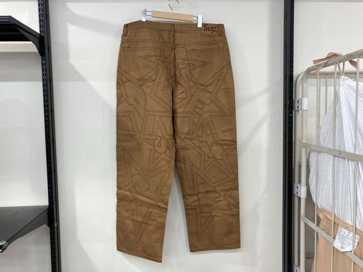 Supreme シュプリーム Stars Topstitch Baggy Jean スターズ トップ