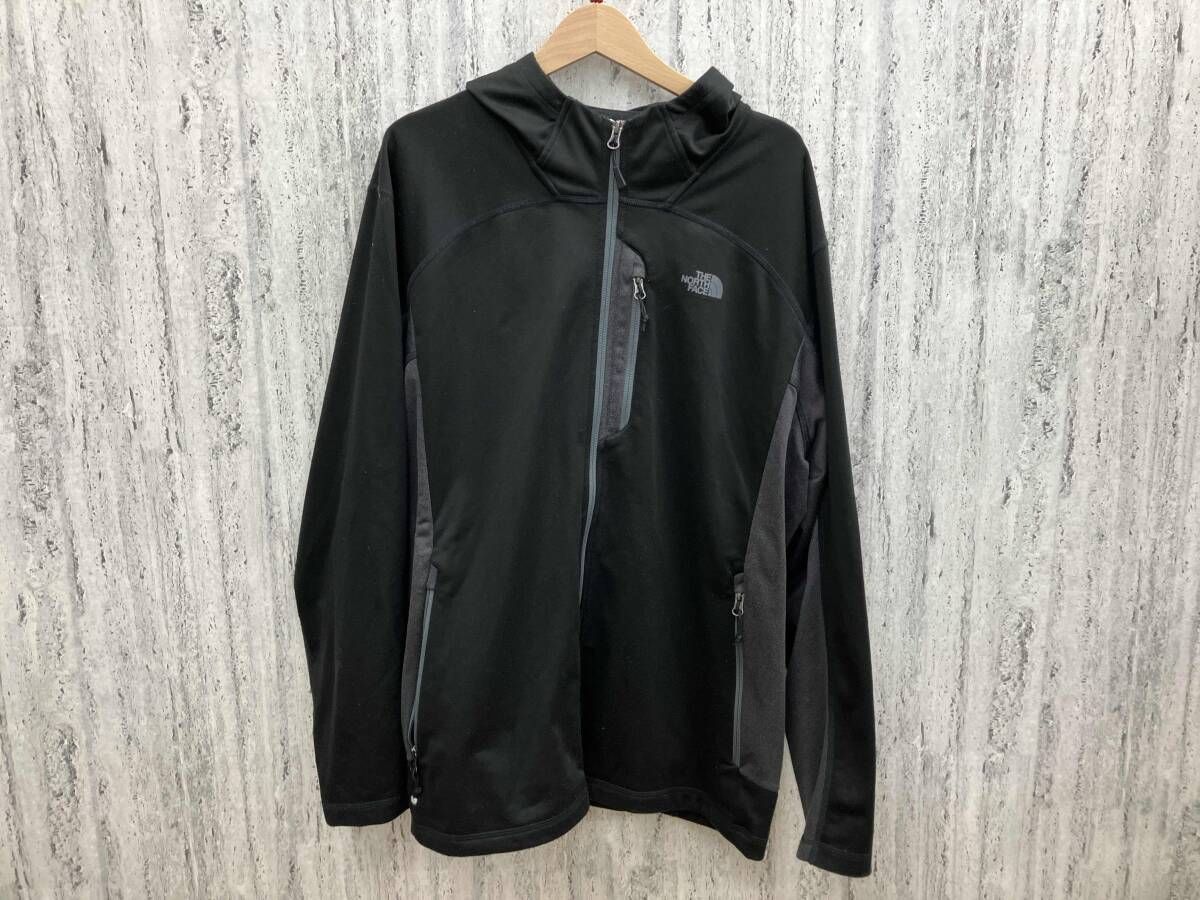 THE NORTH FACE ノースフェイス パーカー 裏起毛 ブラック XXLサイズ