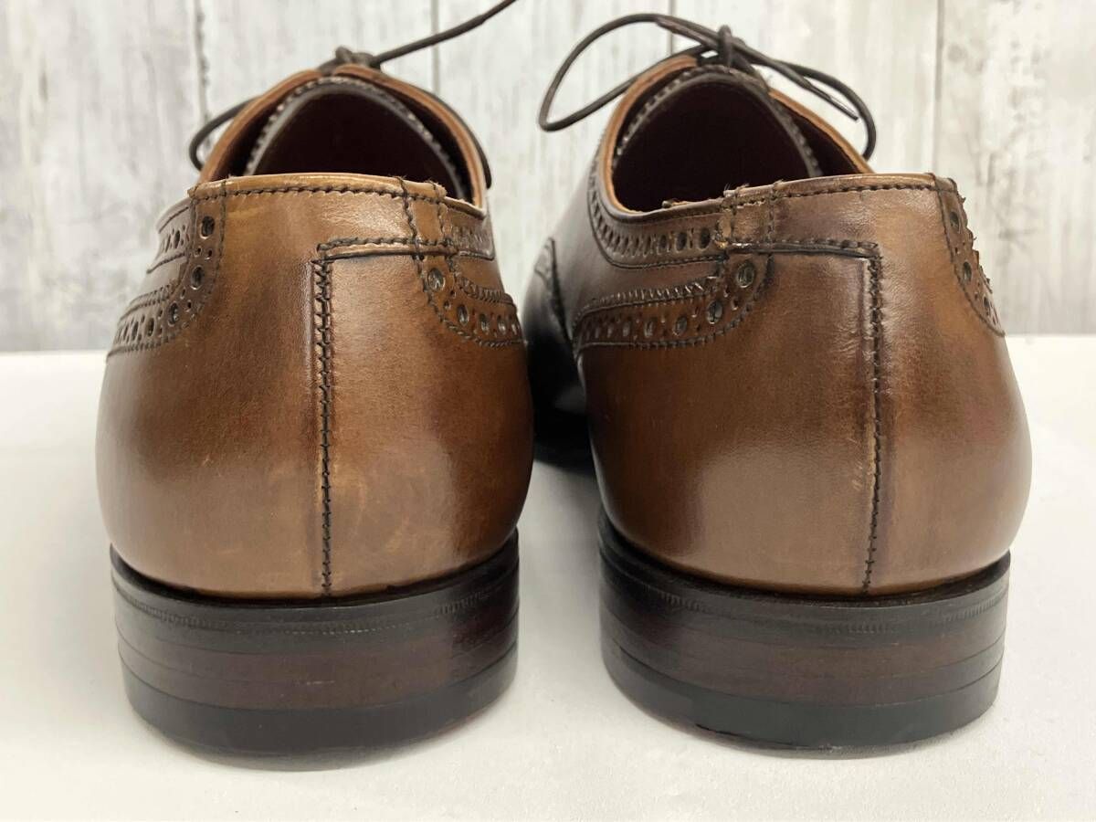 -JONES COVENTY ドレスシューズ クロケット-ジョーンズ ビジネスシューズ ストレートチップ ブラウン size 8.5