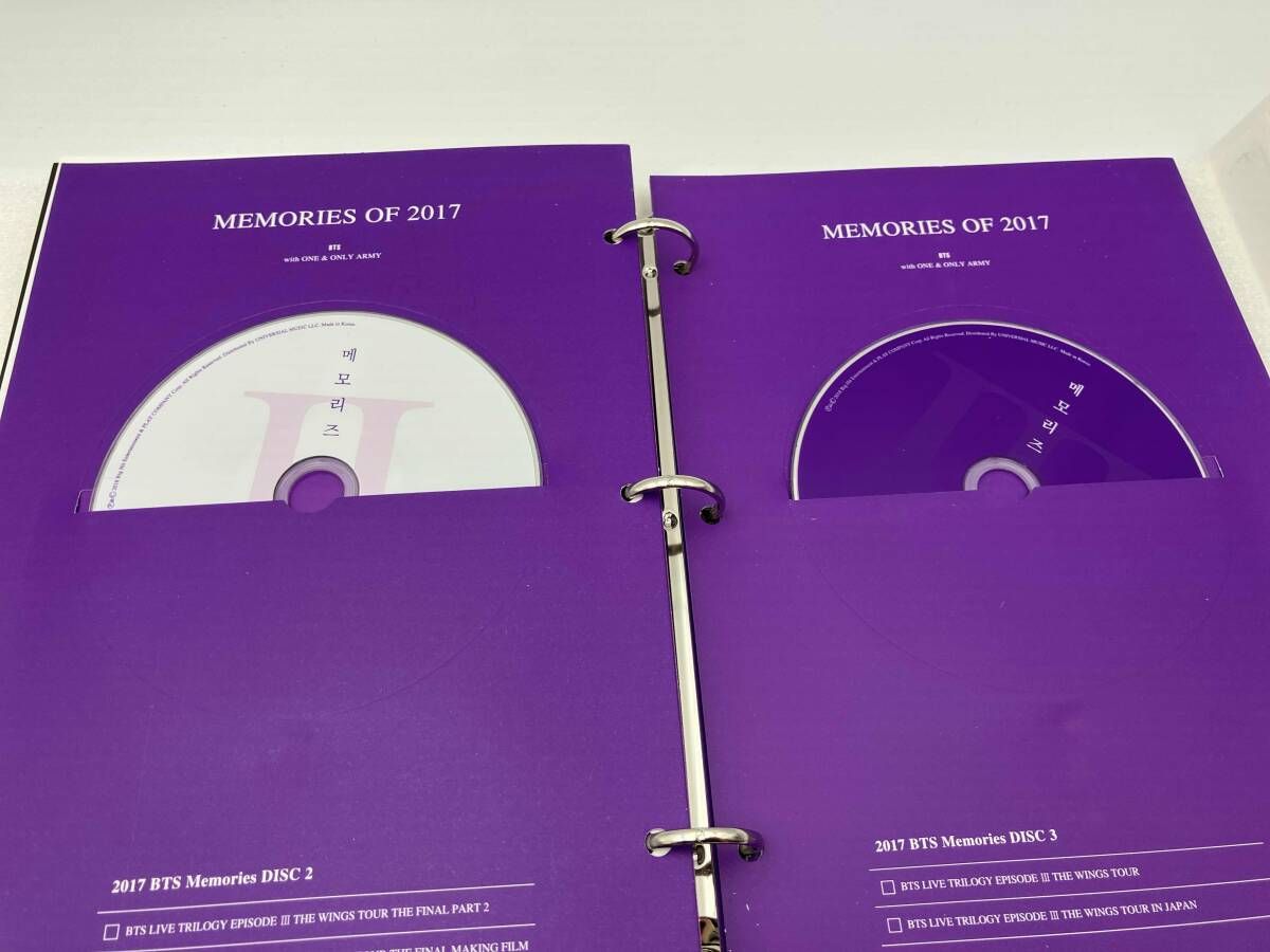 DVD BTS MEMORIES OF 2017(UNIVERSAL MUSIC STORE & FC限定版) - メルカリ