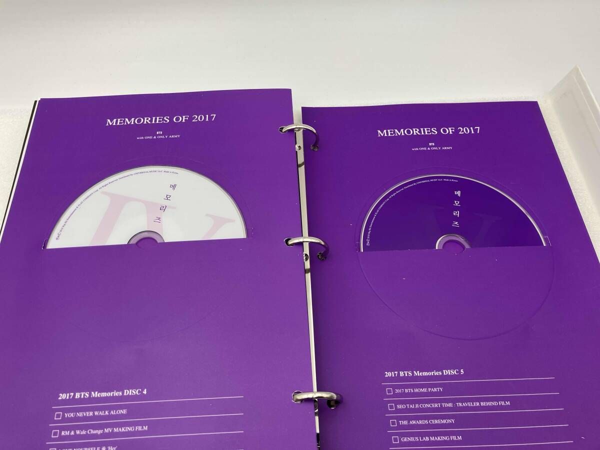 DVD BTS MEMORIES OF 2017(UNIVERSAL MUSIC STORE & FC限定版) - メルカリ