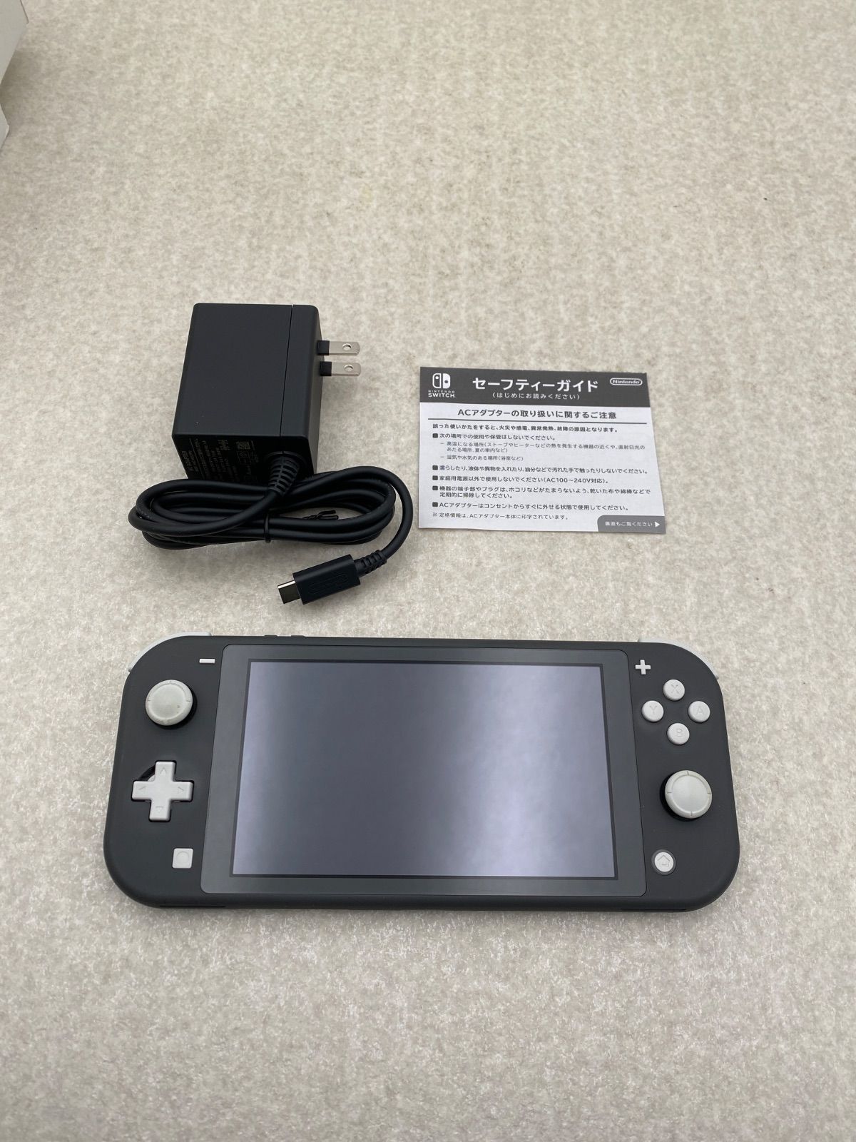 Nintendo Switch Lite ニンテンドースイッチ本体 グレー 【ジャンク