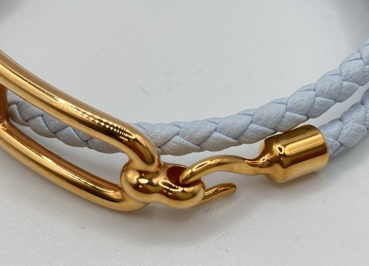 HERMES エルメス ブレスレット ルリ ドゥブルトゥール ヴォースイフトGP ブルーブリュム