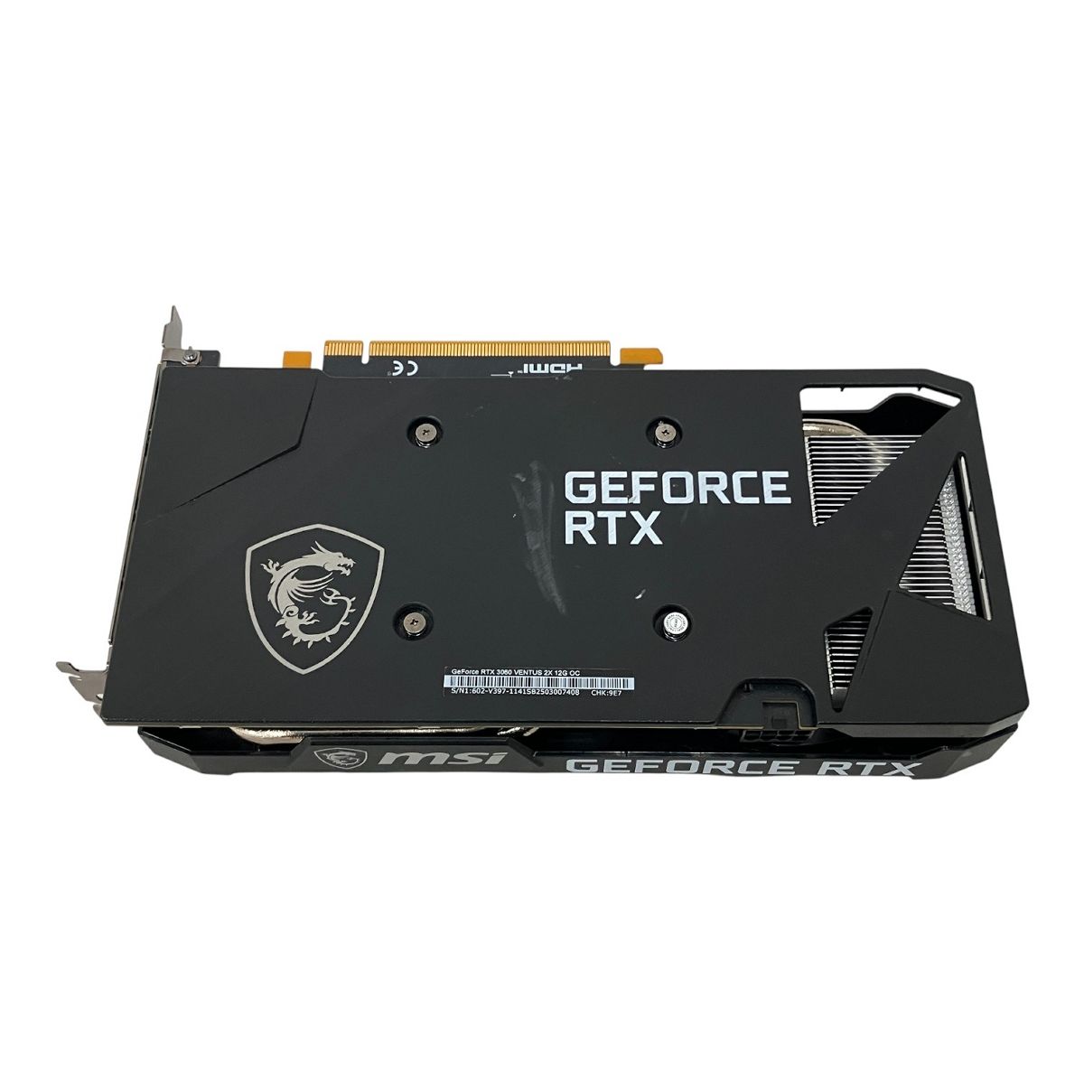 MSI GeForce RTX 3060 VENTUS 2 X 12 G OC グラフィックボード グラボ GPU PC パソコン パーツ