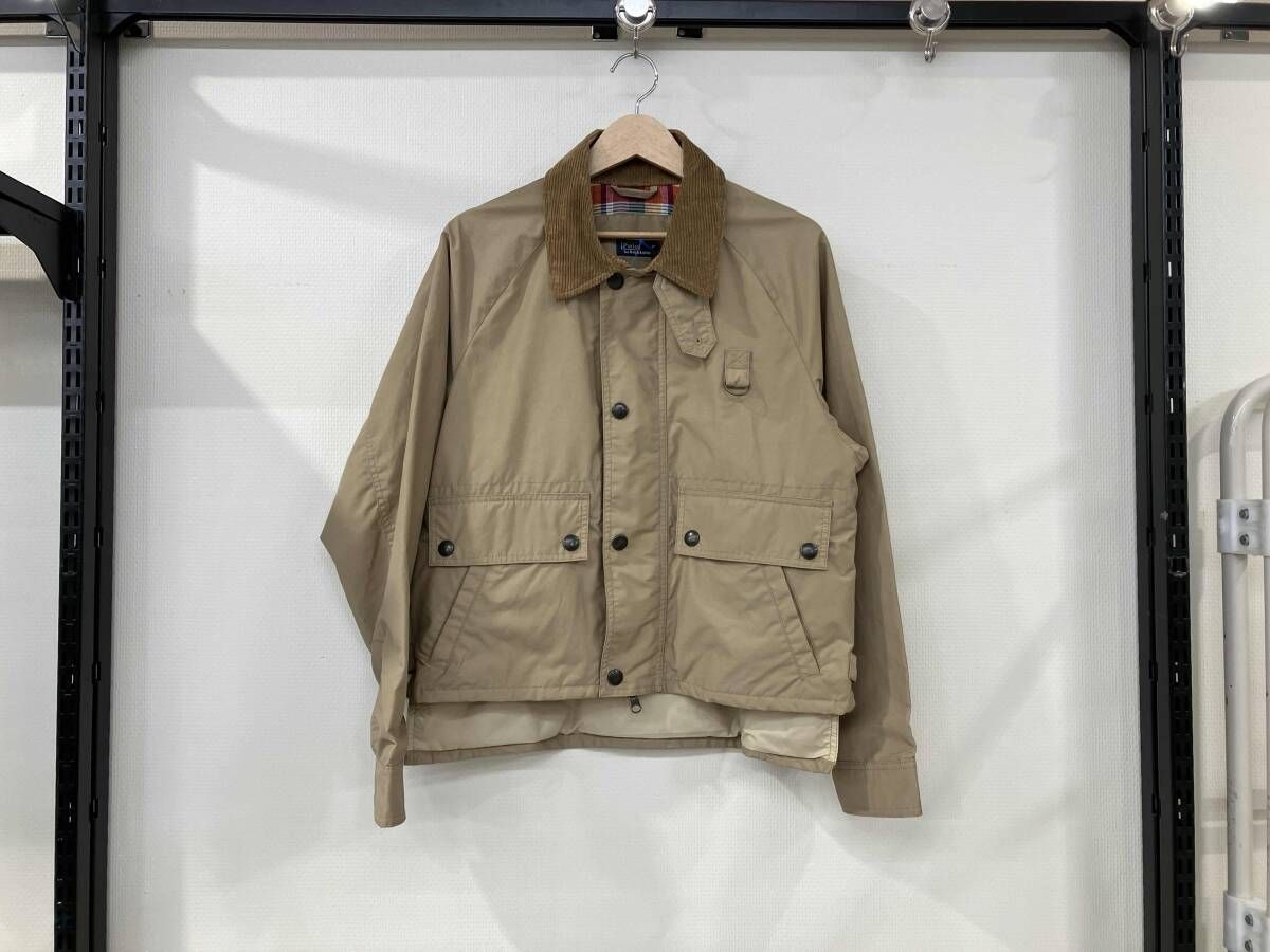 POLO RALPH LAUREN ポロ ラルフローレン ユーティリティクロップドジャケット サイズM ベージュ コットン ナイロン レディース