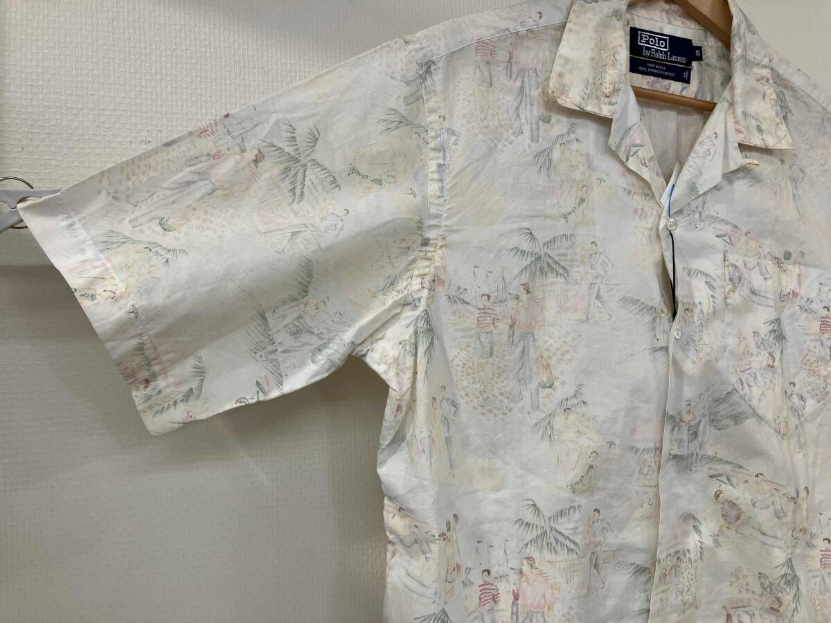 Polo by Ralph Lauren 90s アロハ シャツ 半袖 開襟 90's Polo Ralph Lauren Cotton Hawaiian Shirt XL / ポロ・ラルフ
