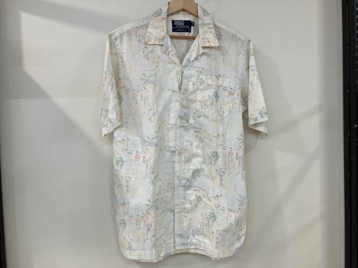 Polo by Ralph Lauren 90s アロハ シャツ 半袖 開襟 90's Polo Ralph Lauren Cotton Hawaiian Shirt XL / ポロ・ラルフ
