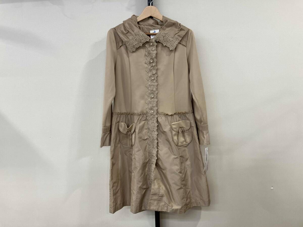 super beauty スーパービューティー 長袖ワンピース 花型レース