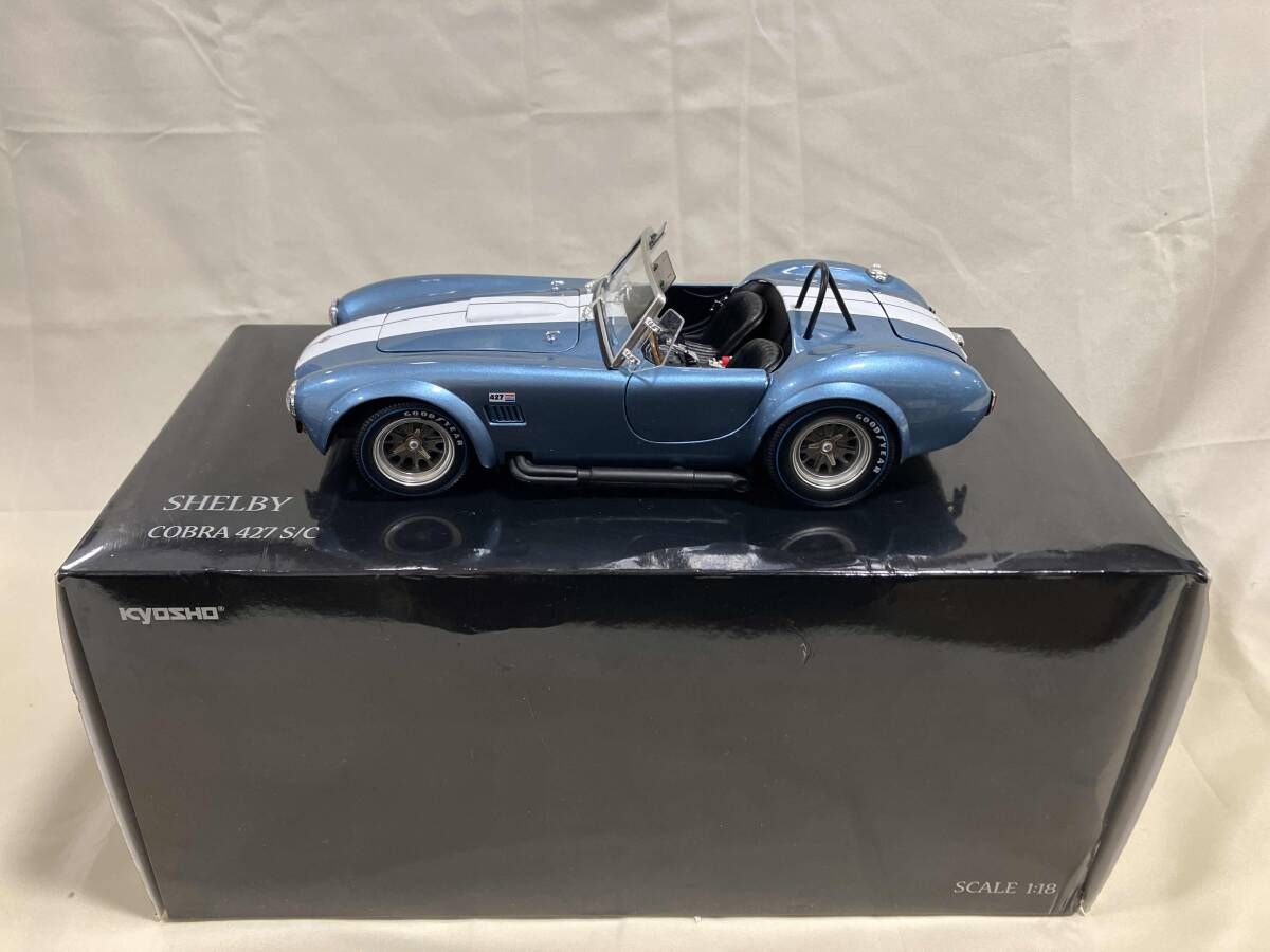 KYOSHO 1 18 シェルビー コブラ 427 S C サファイアブルー 京商